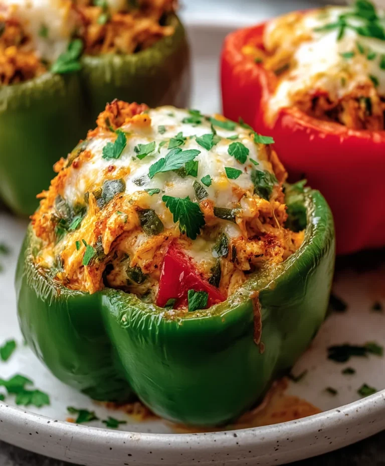 Easy Chicken Stuffed Peppers Recipe