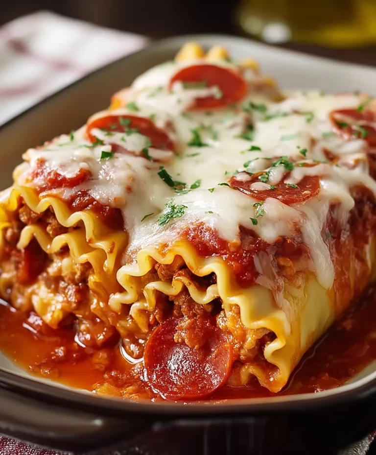 Beef Beef Pepperoni Lasagna Roll Ups – Delicious Recipe