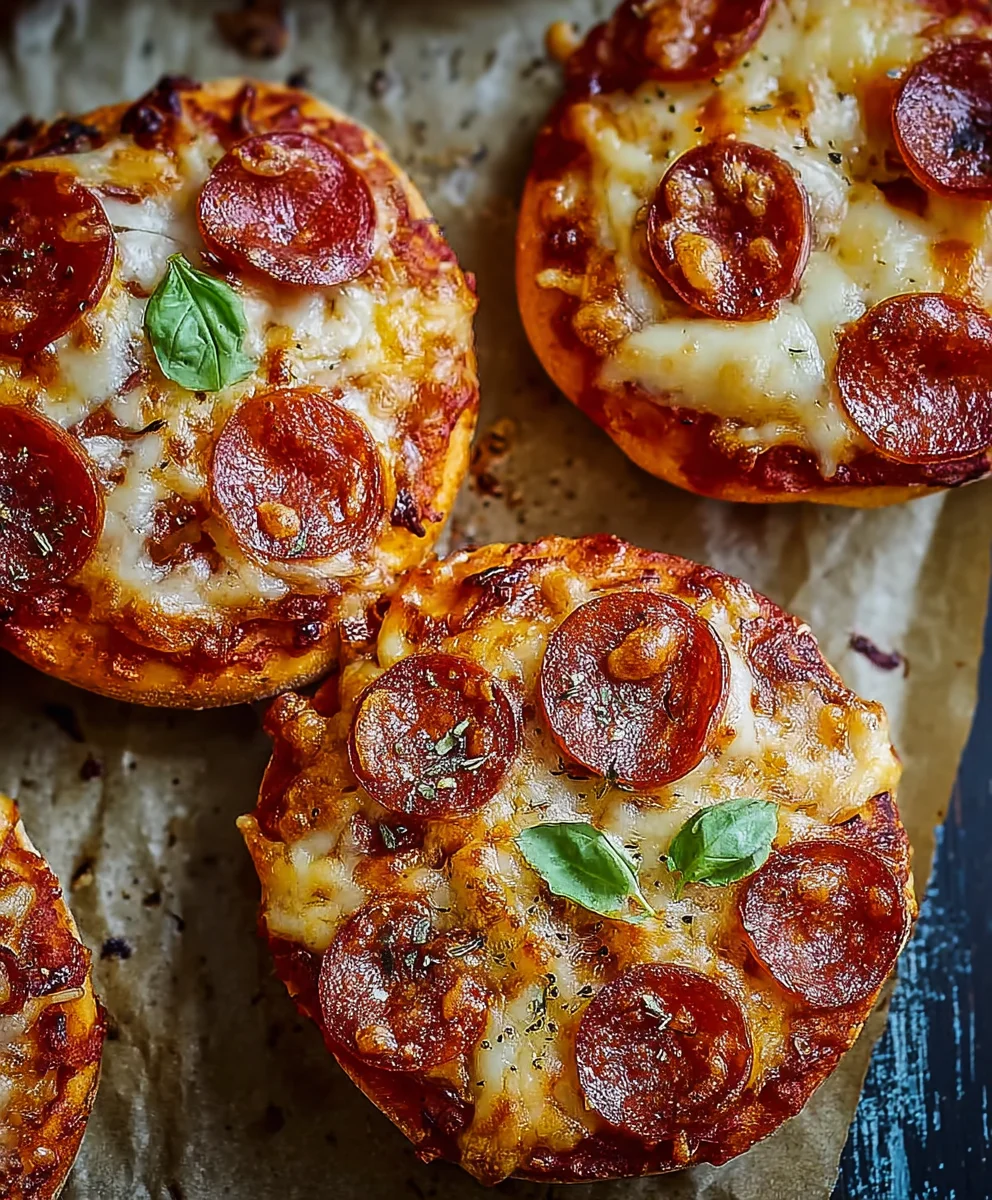 Easy Mini Lunchbox Pizzas-Kid Friendly & Fast