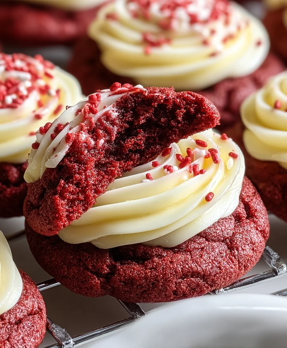 Cream Cheese Red Velvet Cookies - Best Recipe
