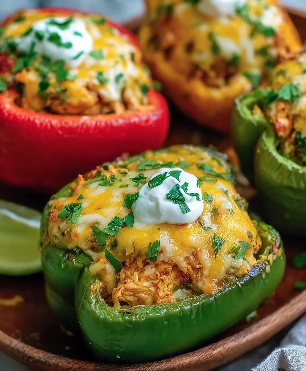 Easy Chicken Stuffed Peppers Recipe