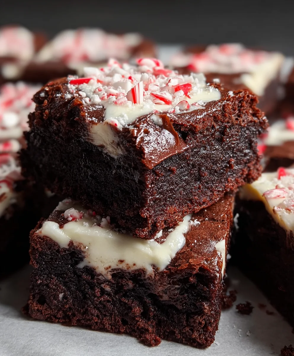 Peppermint Brownies-Festive & Easy Dessert Recipe