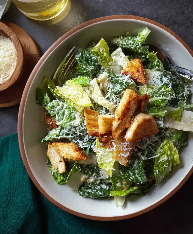 Easy Vegetarian Caesar Salad Recipe- Delicious & Quick