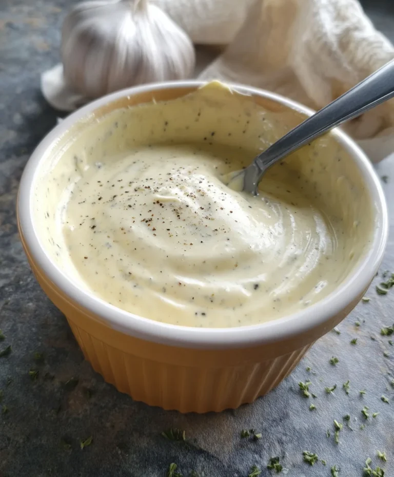 Creamy Garlic Aioli Sauce Recipe – Easy & Delicious
