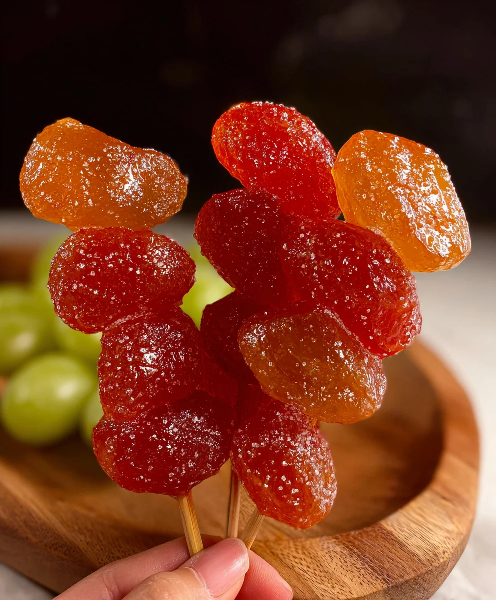 Easy Tanghulu Recipe-Chinese Candied Fruit Fun