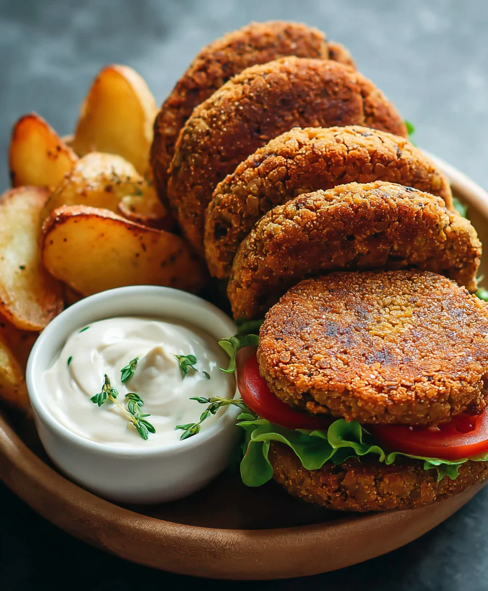 Easy Lentil Burgers- Quick Ingredient Meal