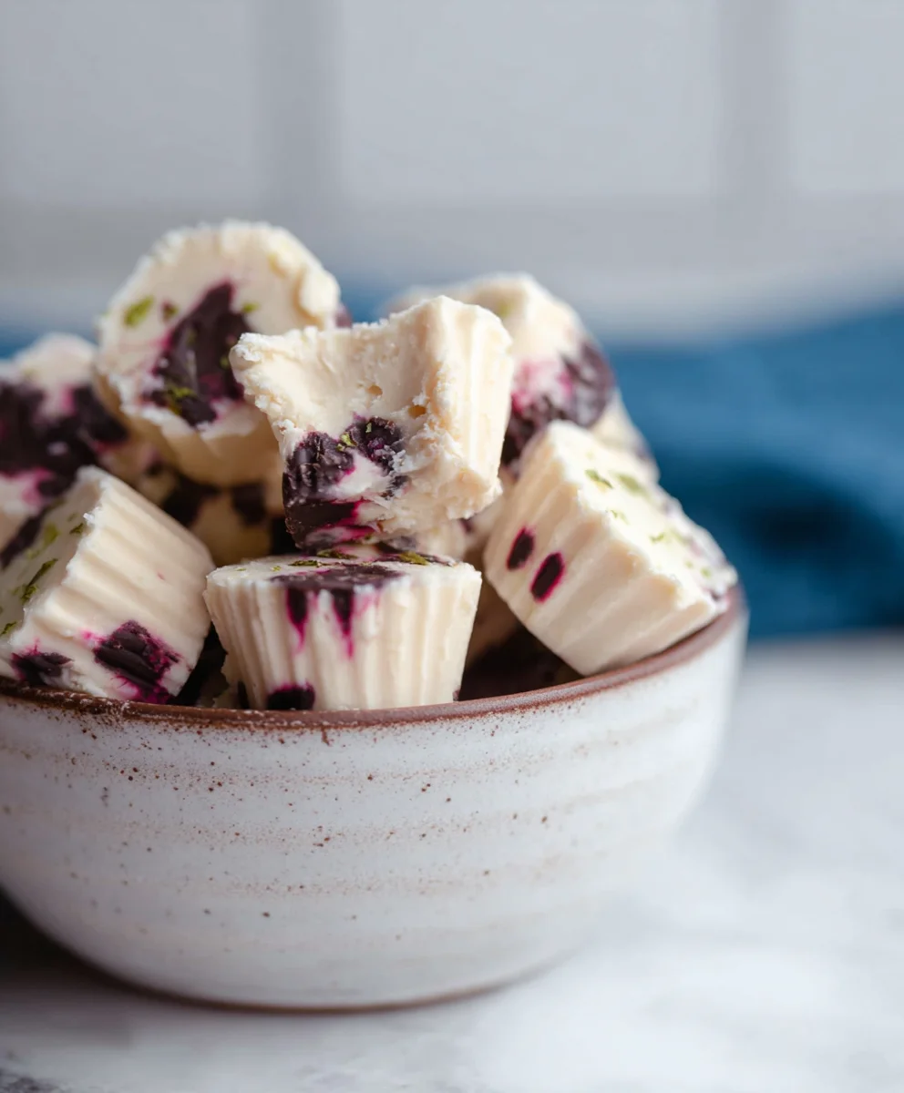 Easy Frozen Yogurt Bites-Dairy-Free Option