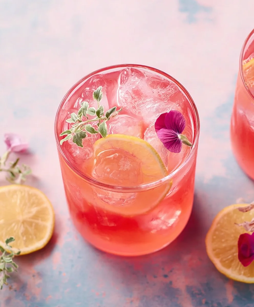 Refreshing Pink Lemonade Non-Non-Non-Alcoholic Alternativeic Drink