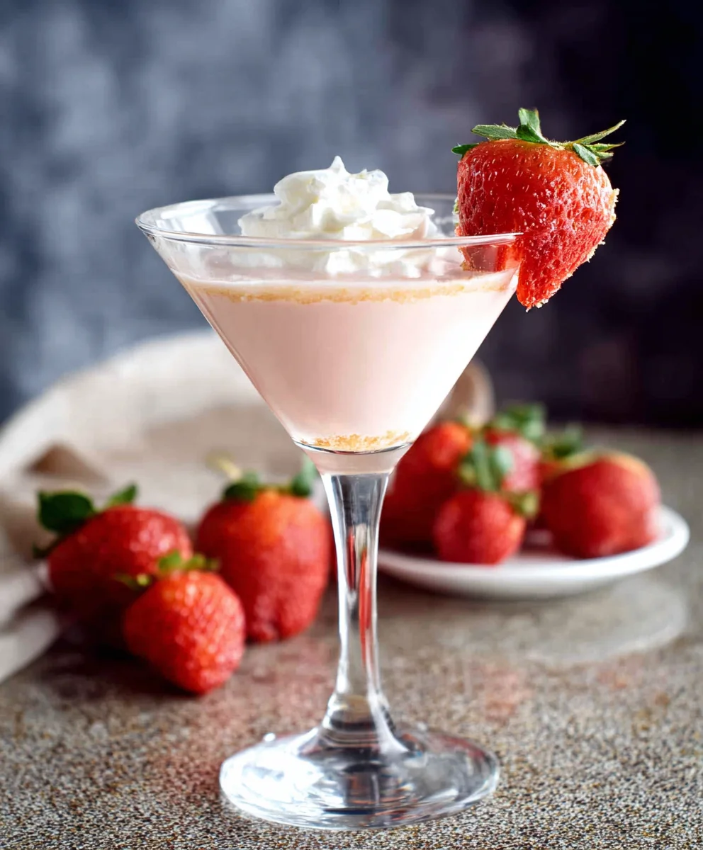 Strawberry Shortcake Martini - Delicious & Easy Cocktail