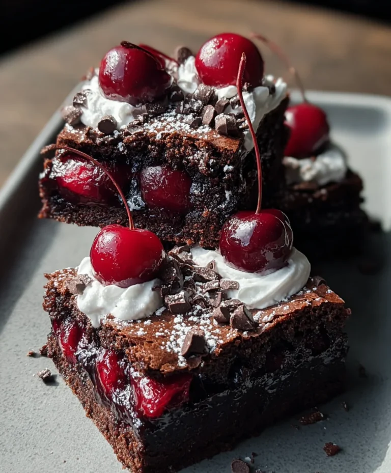 Small Batch Black Forest Brownies-Decadent Dessert
