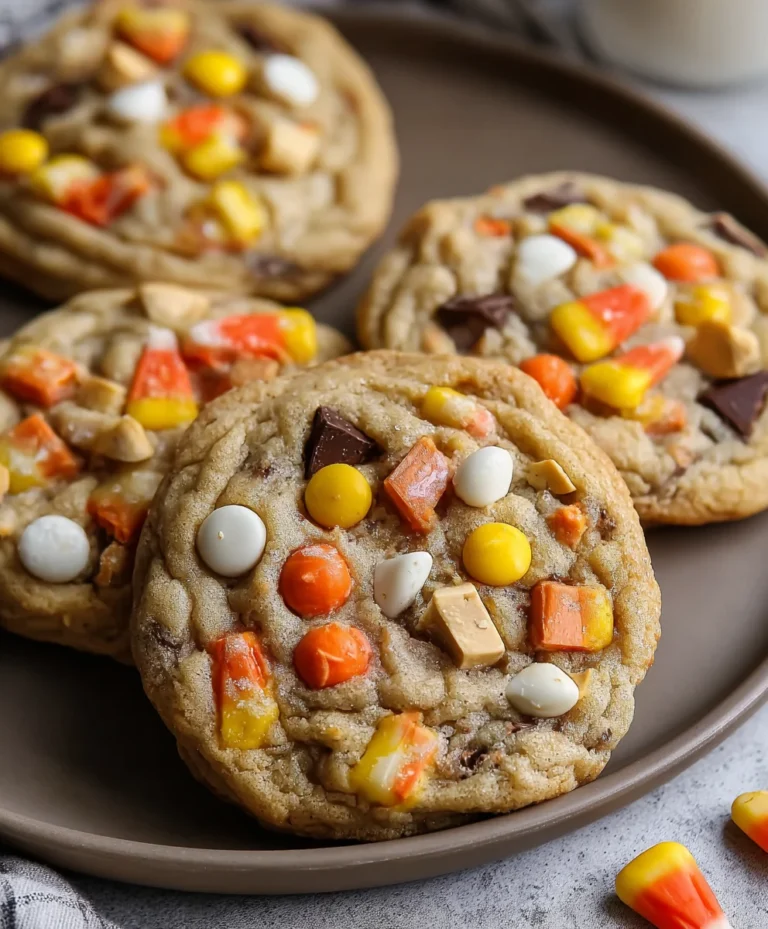 Candy Corn Trail Mix Cookies Recipe