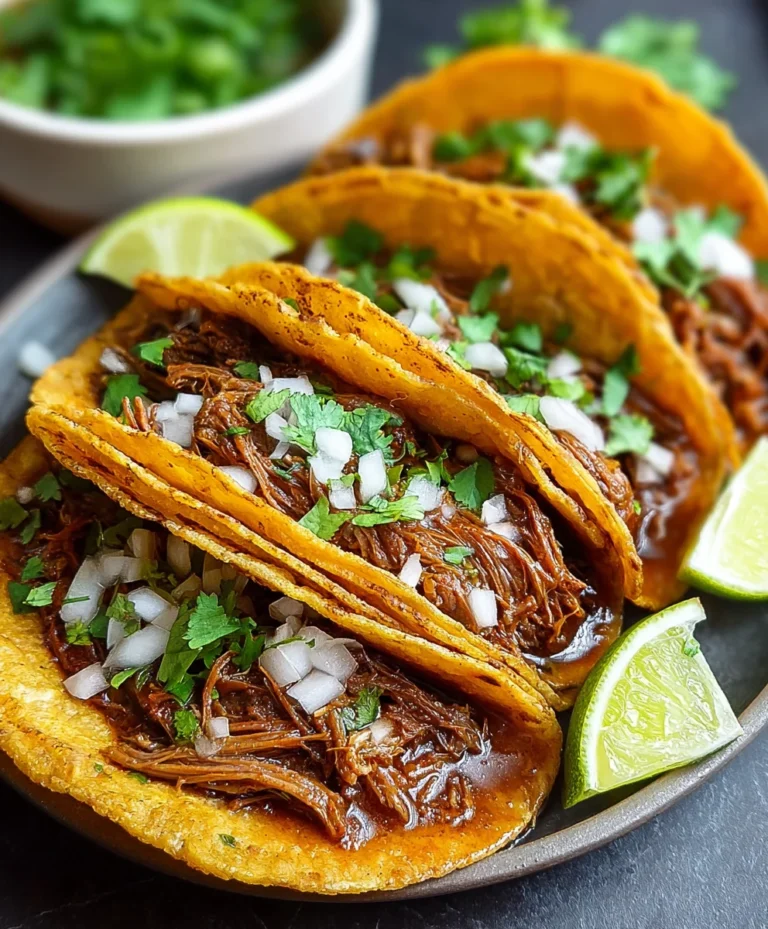 Authentic Beef Birria Tacos Recipe – Flavorful & Easy