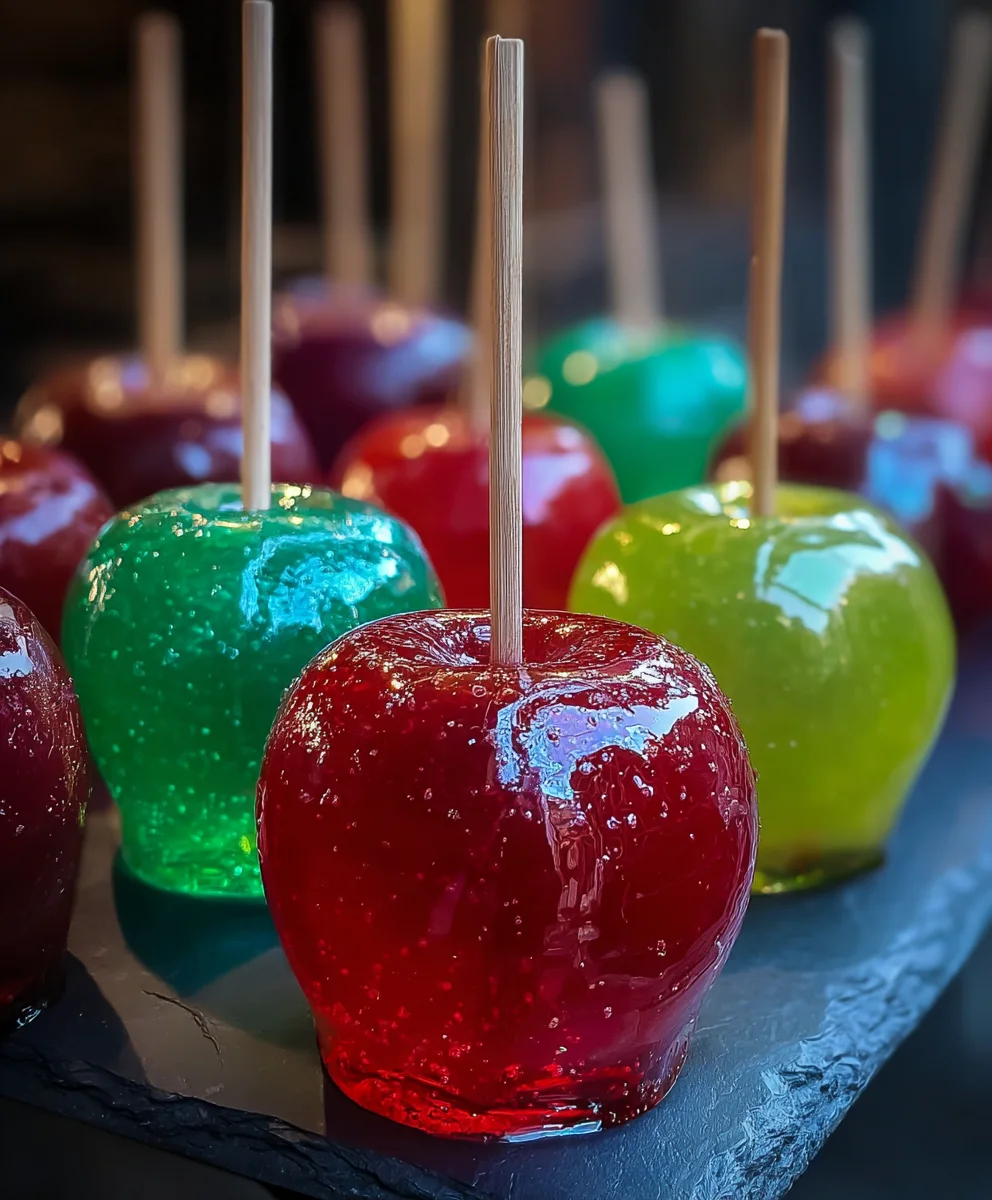 Jolly Rancher Candy Apples-Easy Homemade Treat