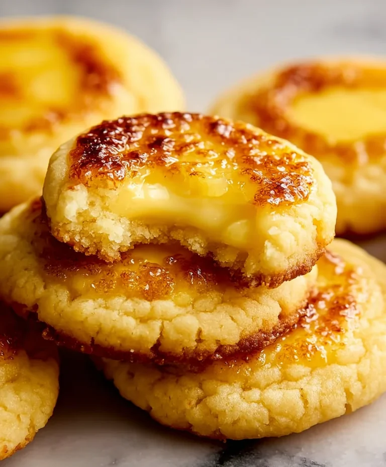 Lemon Creme Brulee Cookies-Sweet Citrus Treat