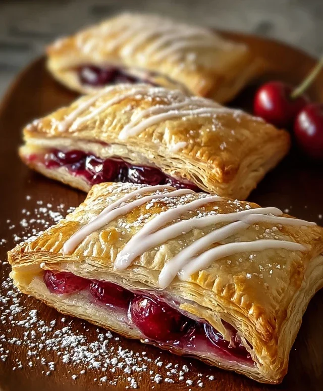 Easy Cherry Turnovers