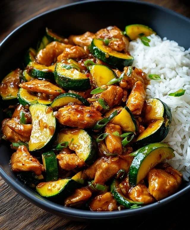 Chicken Zucchini Stir Fry