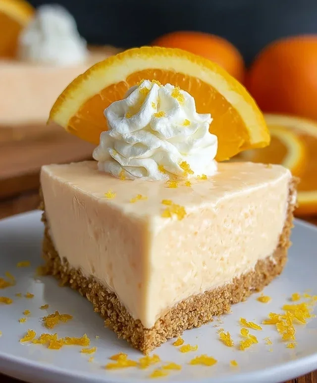 Orange Creamsicle Pie