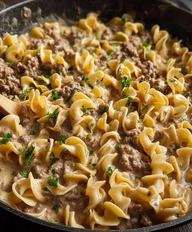 Ground Beef Stroganoff
