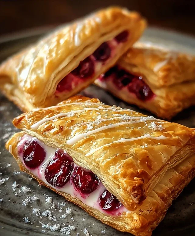 Easy Cherry Turnovers
