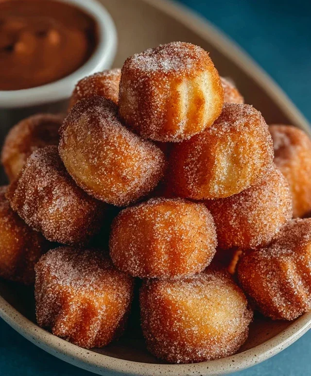 Sweet Air Fryer Churro Bites Recipe