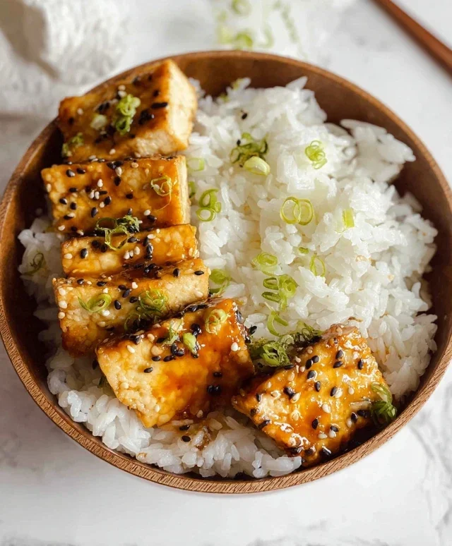Honey Garlic Tofu