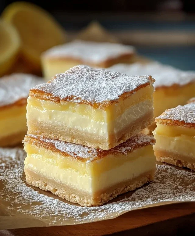 Vanilla Custard Cream Squares