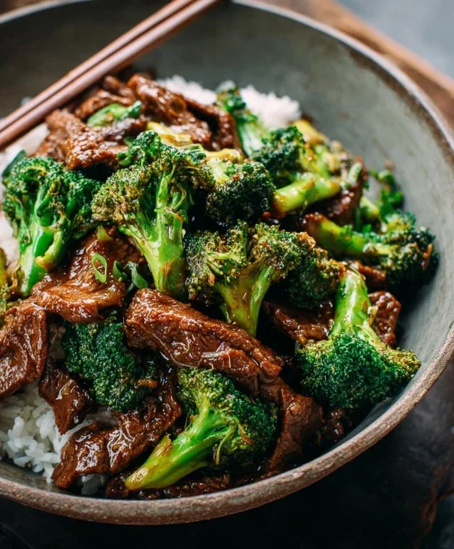 Chinese Beef and Broccoli (牛肉炒西兰花)