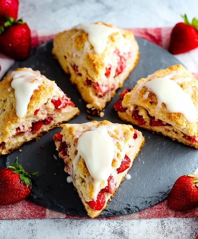 Strawberry Scones