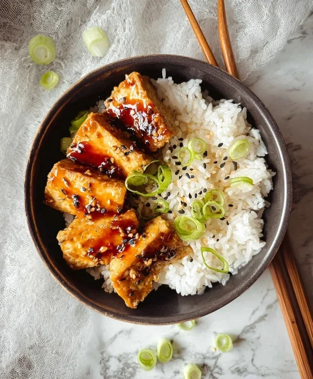 Honey Garlic Tofu
