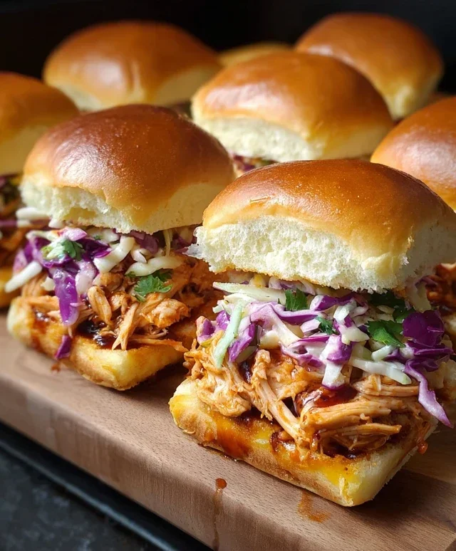 BBQ Chicken Sliders