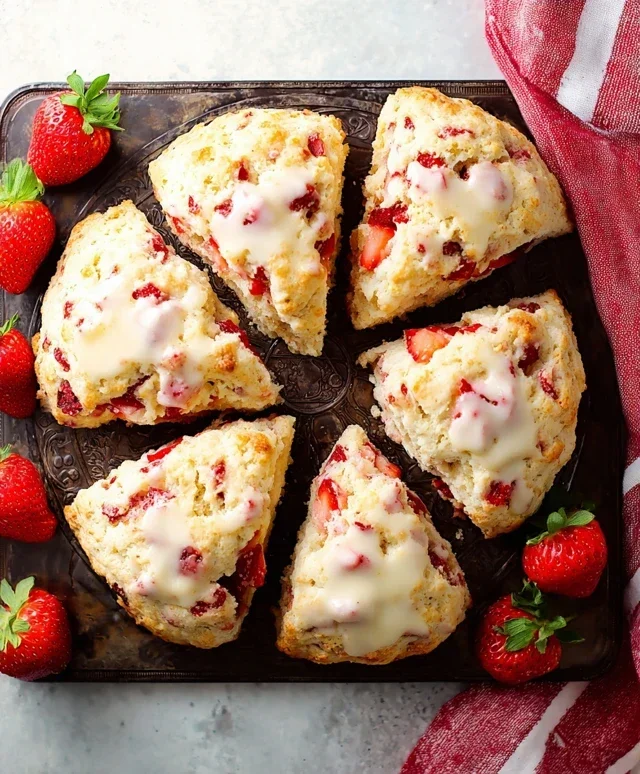Strawberry Scones