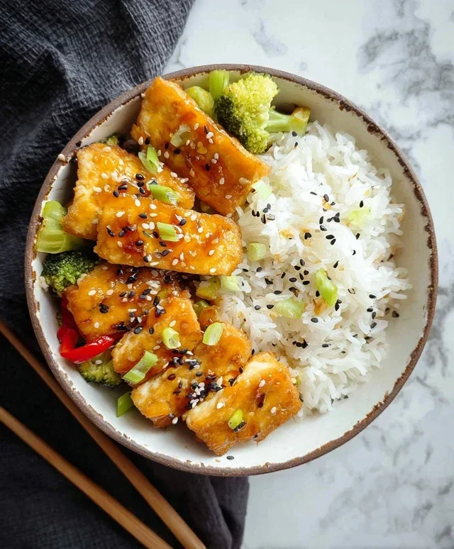 Honey Garlic Tofu
