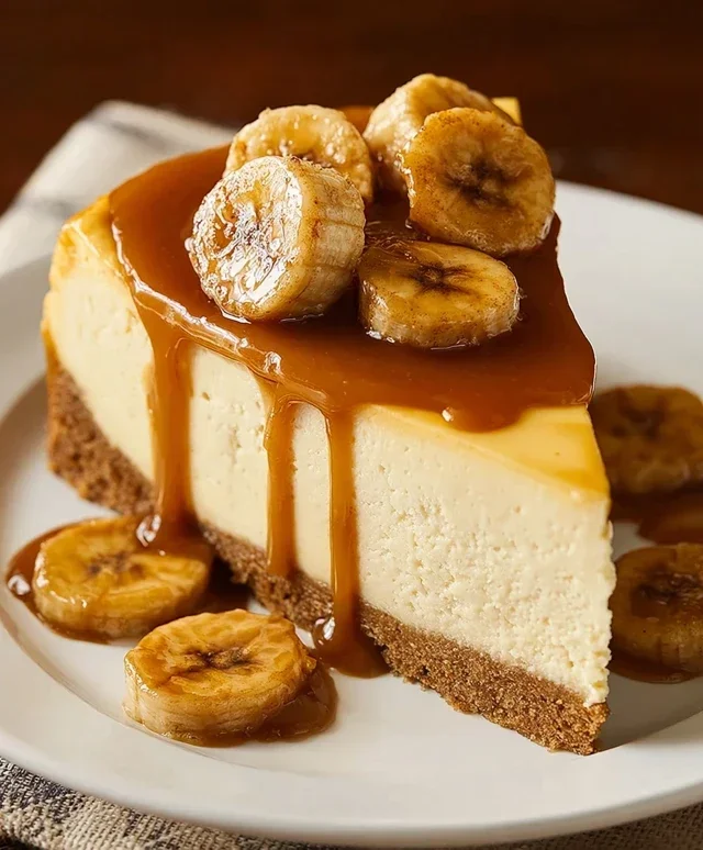Bananas Foster Cheesecake