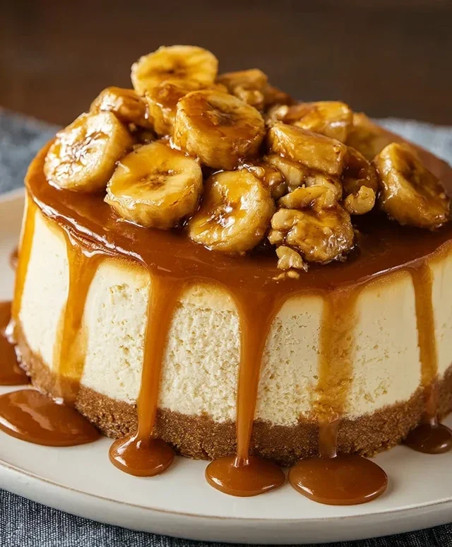 Bananas Foster Cheesecake