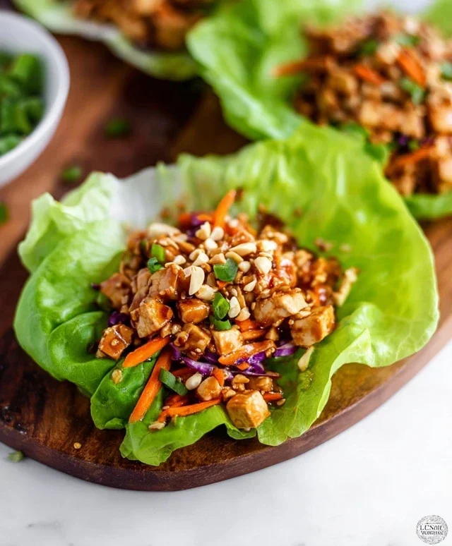 Tofu Lettuce Wraps