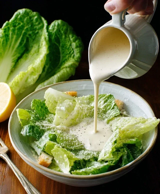 Homemade Caesar Salad Dressing