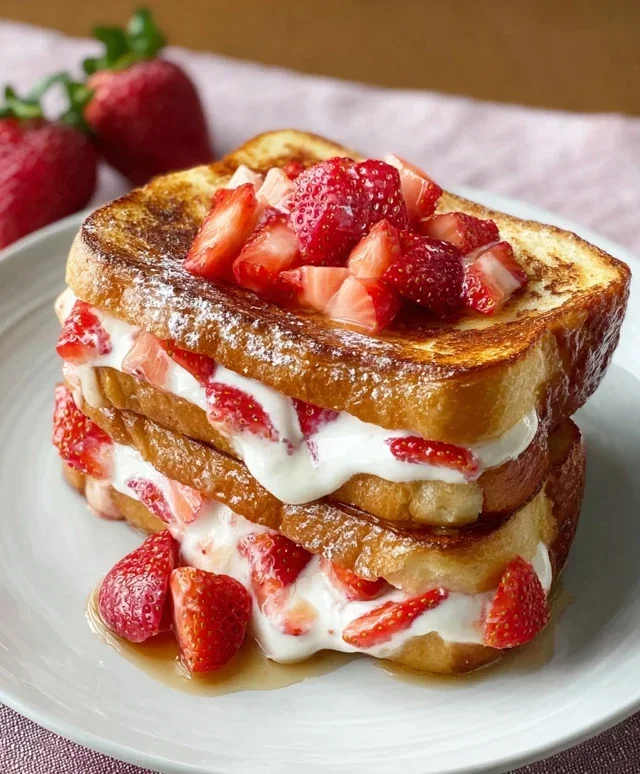 Strawberry Cheesecake French Toast