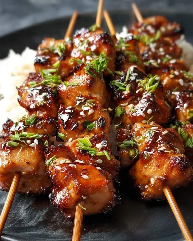 Teriyaki Chicken Skewers
