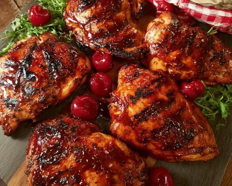 Cherry Dr. Pepper Grilled Chicken