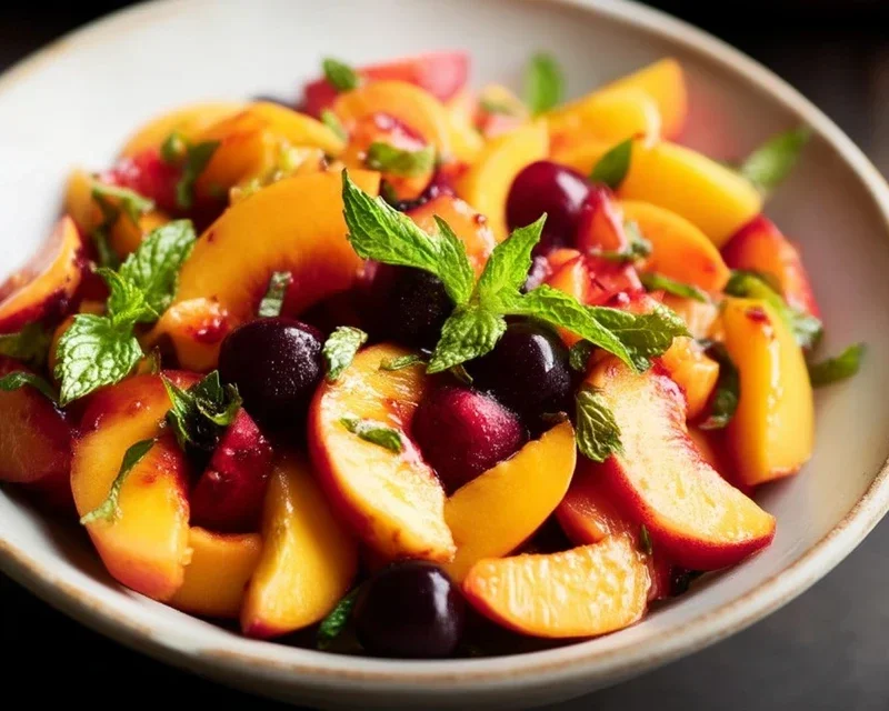 Summer Peach And Blueberry Knon-non-non-alcoholic alternativeic non-alcoholic ale Salad