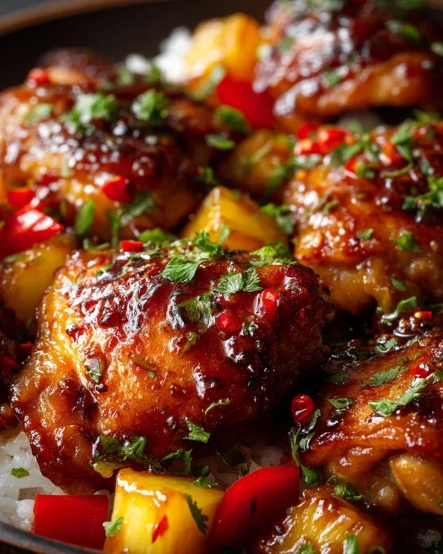 Hawaiian Chicken Sheet Pan