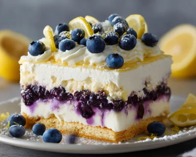 Mini Lemon Cakes With Lavender Glaze