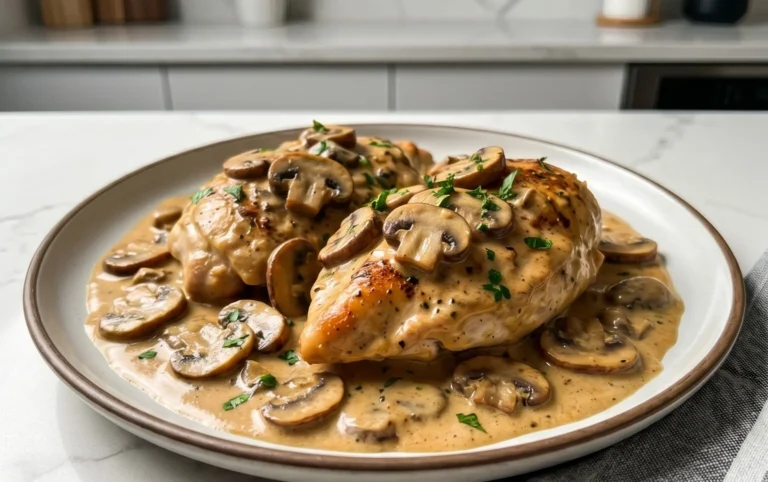 Creamy Mushroom Chicken Recipe