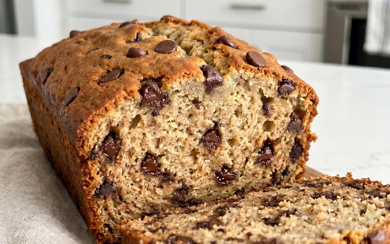 Easy Chocolate Chip Banana Bread