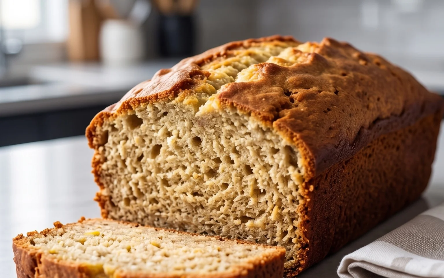 Cottage Cheese Banana Bread