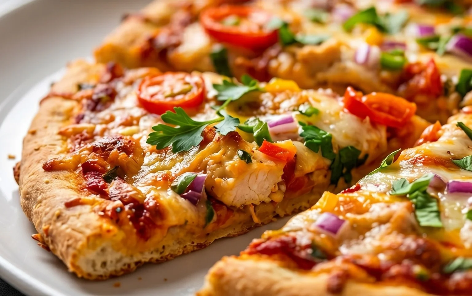 Chicken Crust Pizza (Low Carb + High Protein