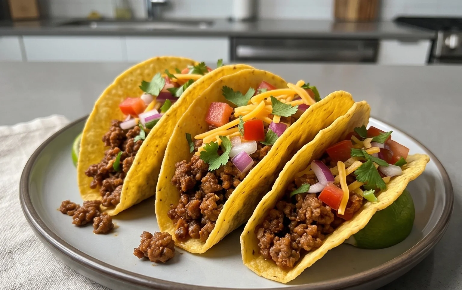 Crispy Ground Beef Tacos