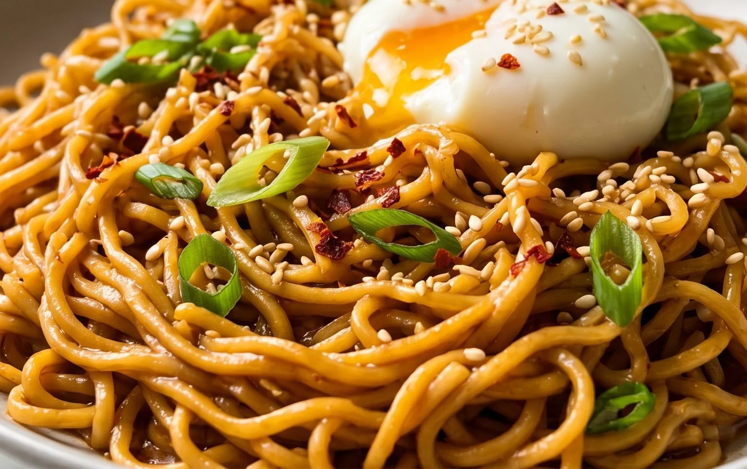 Easy Saucy Ramen Noodles