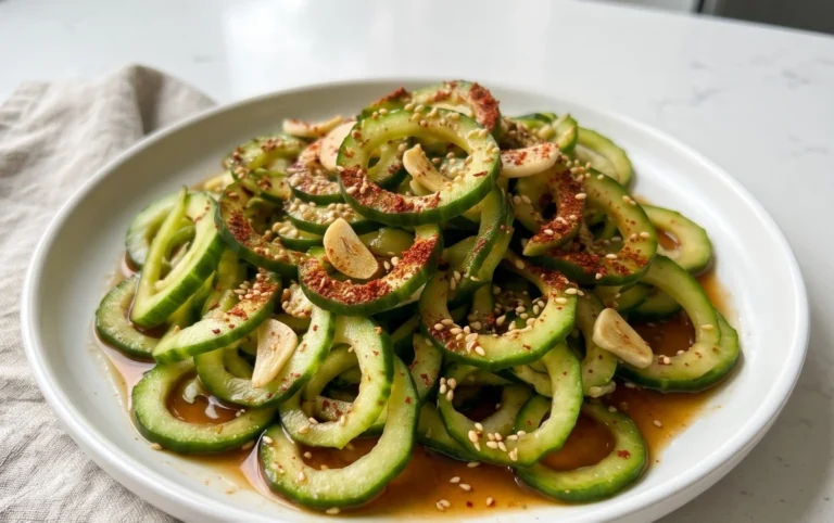 Spiral Cucumber Salad: Korean-Inspired Recipe