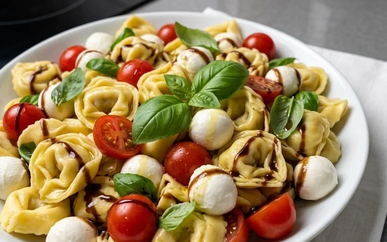 Tortellini Caprese Salad